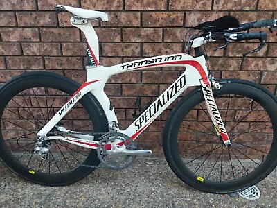 $650 • Buy Specialized Transition Road / Time Trial Carbon Bike, Zipp Ultrgra Dura Ace.