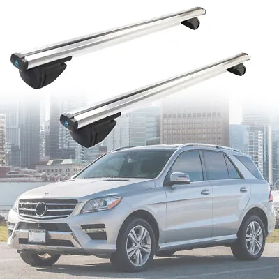 Car Roof Rack Cross Bar Cargo Carrier W/Lock For Mercedes Benz ML350 2012-2016 • $139.03