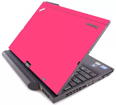 HOT PINK Vinyl Lid Skin Cover Decal Fits IBM Lenovo ThinkPad X220T X230T Laptop • $9.99