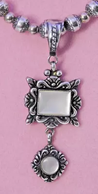 Carolyn Pollack QT Southwest Sterling Mother Of Pearl Pendant • $64.99