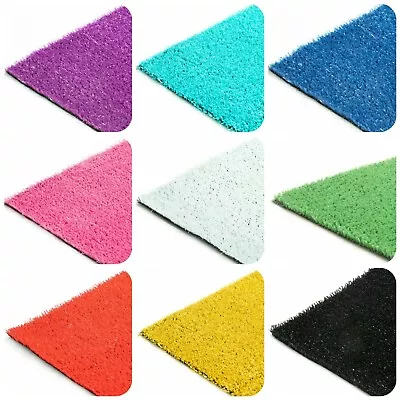 £29.94 • Buy Coloured Artificial Grass 6mm Greengrocer Fake Astro Turf 4m Width | All Sizes
