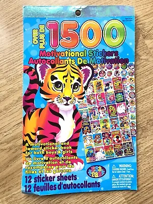 Lisa Frank Motivational Stickers Book - Some Missing READ • $7
