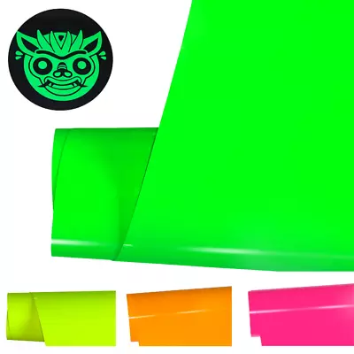 Fluorescent Heat Transfer Vinyl HTV T-Shirt 12 X8/15ft Iron On Heat Press US • $10.99