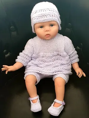 £15 • Buy Hand Knitted Baby Outfit (Doll Not Included)
