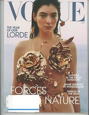 VOGUE Magazine - October 2021 With Lorde On The Cover • $8