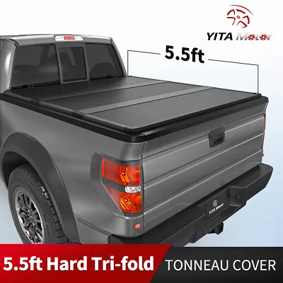 5.5FT Hard Tonneau Cover 3-Fold For 2015-2024 Ford F150 F-150 Truck Bed W/ Lamp • $359.99