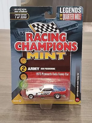 1973 Don Prudhomme ARMY Plymouth Cuda Funny Car 1:64 Racing Champions • $20