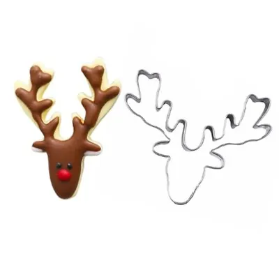 £3.49 • Buy Reindeer Christmas Cookie Cutter Deer Mould Biscuits Fondant Christmas Baking