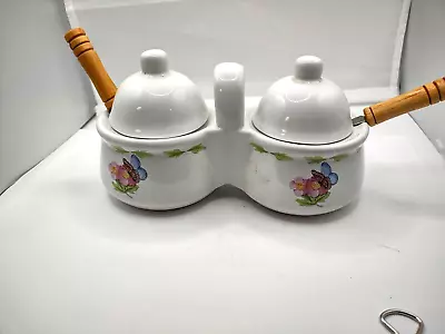 Vintage 5 Piece Hallmark Condiment Set With Spoons • $22