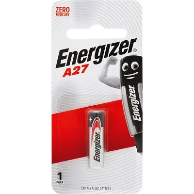 Energizer A27 27A 12V Car Alarm Garage Remote Battery MN27 E27A L828 E27 27 • $27