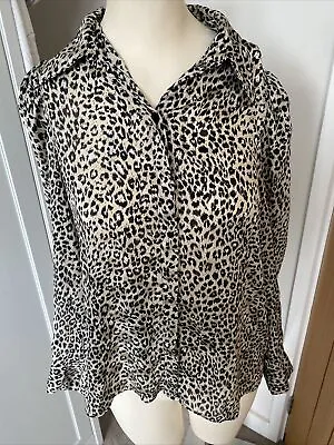 Zara Leopard Print Shirt Size XS • £5