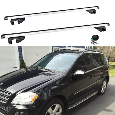 For Mercedes Benz ML350 SUV Car Top Roof Rack Cross Bar Luggage Carrier Lock • $139.79