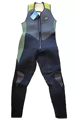 Camaro Wetsuit Men's XL 43/44 NEW Neoprene Bamboo Farmer John Olive Lime • $69.99