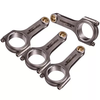 H Beam Connecting Rods For Mitsubishi Lancer 4B12 2.4L Engine ARP 2000 143.7mm • $372