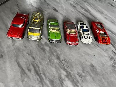 Lot Of 6 Vintage Hot Wheels Matchbox 1970s 70s Cargo Van 57 Chevy Celica Lambo • $9.99