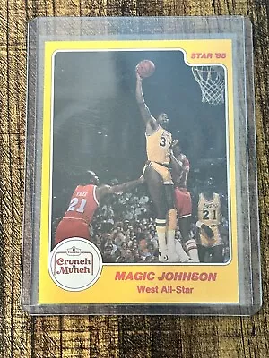 Magic Johnson 1985 Star Co ' Crunch N Munch ' Card #10 NM Or Better Lakers  • $76