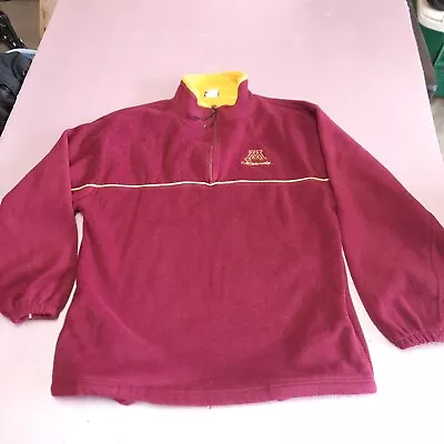 Minnesota Gophers Fleece Pullover Sweater Jacket Men XL Marron UOFM • $4.99