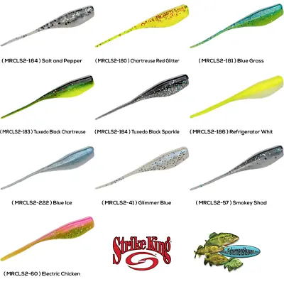 Strike King Panfish Mr. Crappie Lightning Shad MRCLS2 Any 10 Colors Fishing Lure • $6.99
