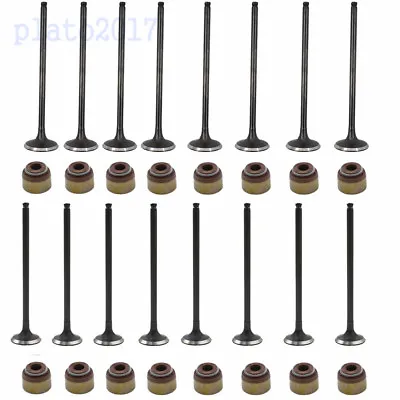 Exhaust And Intake Valves For 92-05 Honda Civic Del Sol 1.6L 1.7L SOHC D16Z6 • $35.03