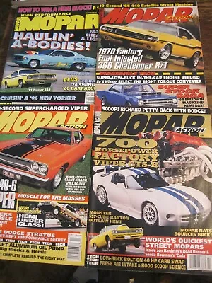 Lot Of 4 MOPAR Muscle Car Magazines 1993-96 • $9.99