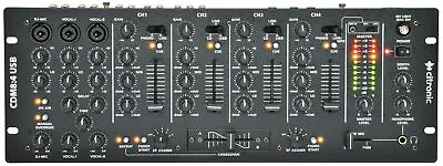 Citronic CDM8: 4 USB 19  Rack Mount 14 Input DJ Mixer With 4 Channels • £274.92