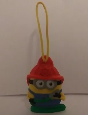 Minion Fireman General Mills Cereal Despicable Me Ornament Charm Fire Fighter • $9.99