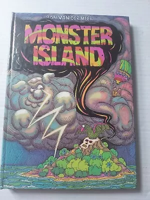 Monster Island Van Der Meer 1981 Pop-Up Book Pull Tab Dragons Magic Mystical • $17