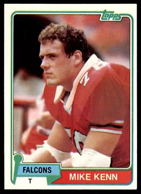 1981 Topps Mike Kenn- Atlanta Falcons #215 • $1.75