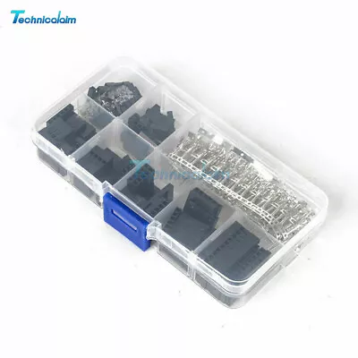 310PCS Male Female 2.54mm Wire Jumper Connector Pin Header Housing Kit + Case • $3.80