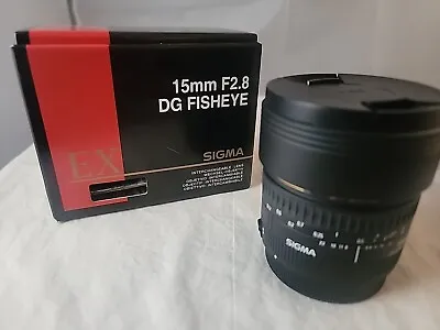 Sigma 15mm F2.8 EX DG Fisheye Lens OPEN BOX/NEW CONDITION CANON AF • $475