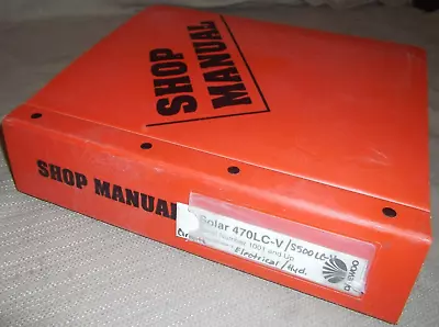 Daewoo Solar 470lc-v Excavator Service Shop Repair Manual Book S/n 1001-up • $169.99