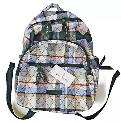 Vera Bradley  Essential Compact Backpack -  Perfectly Plaid- NWT • $55