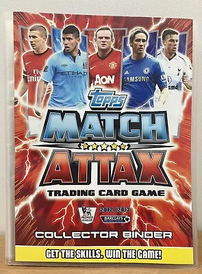 *MINT CONDITION* Match Attax Attack 2012/2013 373 Cards + Folder FREE P&P • £29.95