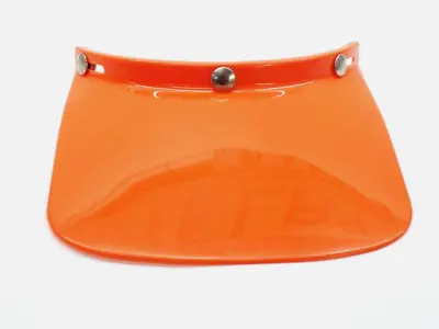 NOS Vintage Duck Bill Orange Helmet Visor - Motorcycle Motocross AHRMA Buco Bell • $19.99