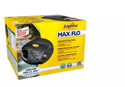 Laguna Max-Flo 11000LPH Submersible Waterfall & Filter Pond Pump • £225.95