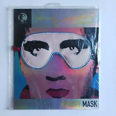 Andy Warhol Elvis Presley ART Sleep Snooze Face Eye Mask 2005 On Card Frameable • $35