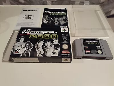 $80 • Buy Wrestlemania 2000 Nintendo 64 CIB N64 PAL