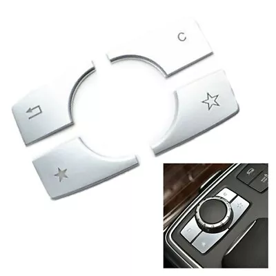 Car Multimedia Buttons Sequins Trim For Mercedes-Benz ML GL W166 X166 2012-2015 • $9.99