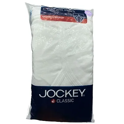 $18.99 • Buy Vtg 2004 JOCKEY CLASSICS Men’s 3 Full Rise Briefs Y Front Underwear Size 38