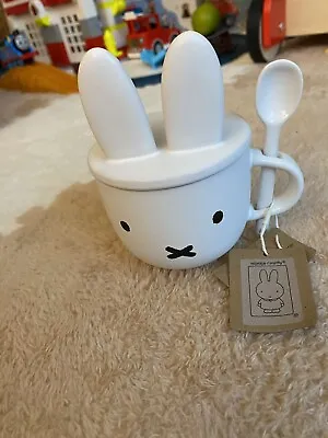 Miffy Cup With Lid And Spoon 240ml • £20