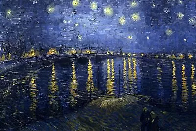 Starry Night Over The Rhone By Vincent Van Gogh Art Painting Print • $14.99