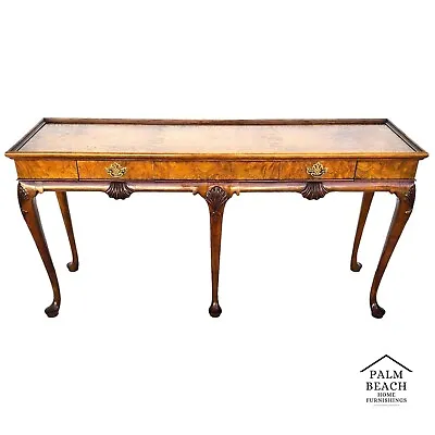 Queen Anne Console Sofa Table By Baker Furniture • $1195