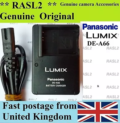 Genuine Panasonic Charger DE-A66 DMC-TZ35DMC TZ30TZ6 TZ7 TZ10 TZ20 • £24.95