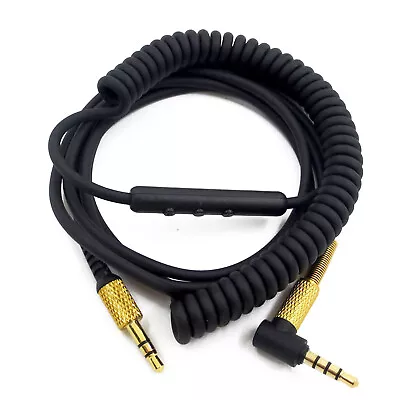New Replace Headphone Cable For Marshall Monitor On Ear Pro Headphones With Mic • $15.39