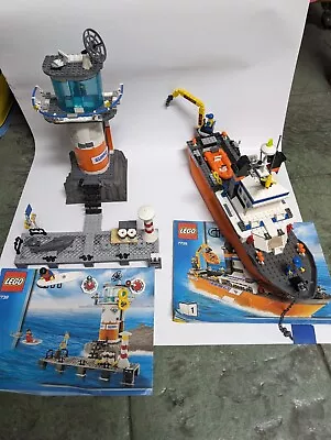 LEGO CITY: Coast Guard Patrol Boat & Tower (7739) • $76