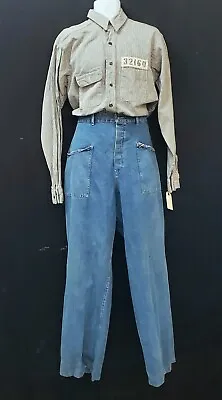 The Shawshank Redemption (1994) Striped Denim Prison Uniform Movie Worn • $995
