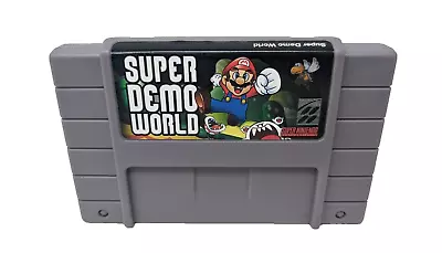 Super Demo World (Homebrew) For Play On The SNES Super Nintendo USA Seller • $24.99