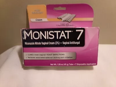 Monistat 7 Ceam  1.59 Oz. • $10.95