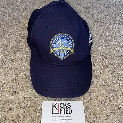 Kansas City Royals 40th Anniversary Blue Vintage Dad Hat Cap New • $25