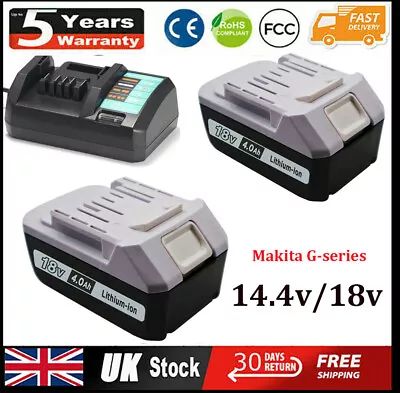 Upgraded Makita BL1815G G-Series 18v Battery 14.4v BL1820G BL1840G 1813G BL1413G • £24.90